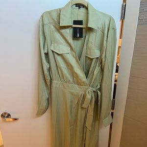 Fashion nova dress with high slit